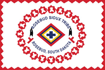 South Dakota reservations - Rosebud Sioux Tribe flag