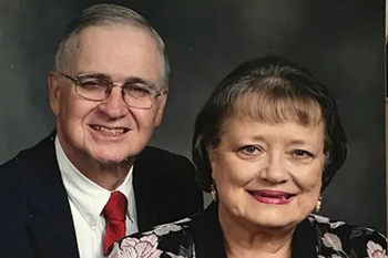 Leo and Susan Paige, donors of St. Joseph’s Indian School.