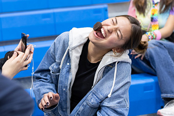 Students and families came together to celebrate community during Thiyóšpaye Family Night.