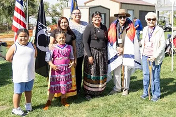 Robert and Yolanda were presented a star quilt during the 49th Annual Powwow to thank them for their unyielding support of St. Joseph’s Indian School