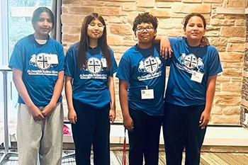 A group of four St. Joseph’s Indian School students participated in the Summer Institute, a partnership event of our Schools in Collaboration with other Priests of the Sacred Heart (SCJ) schools across North America.