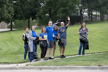 St. Joseph’s Indian School staff members divided and conquered a variety of volunteer projects throughout our local communities during Mission Day.