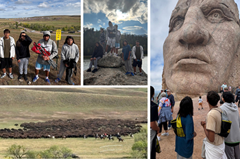 From the Buffalo Roundup to the Crazy Horse Volksmarch, St. Joseph’s students enjoyed a weekend filled with outdoor adventure, breathtaking views and meaningful, culturally significant moments together in the Black Hills.