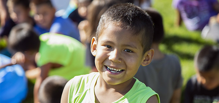 Young children are transported 120 miles each day to St. Joseph’s Indian School campus for REDC.